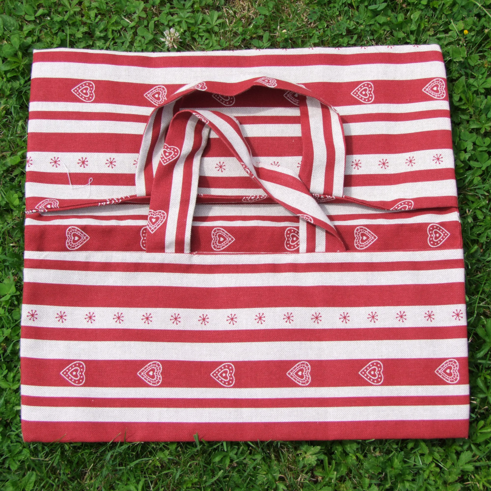 Sac a tartes esprit Noël rouge