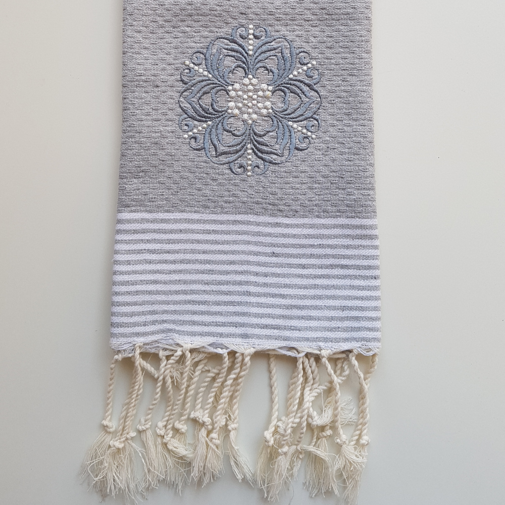 Fouta petit modèle nid d'abeille