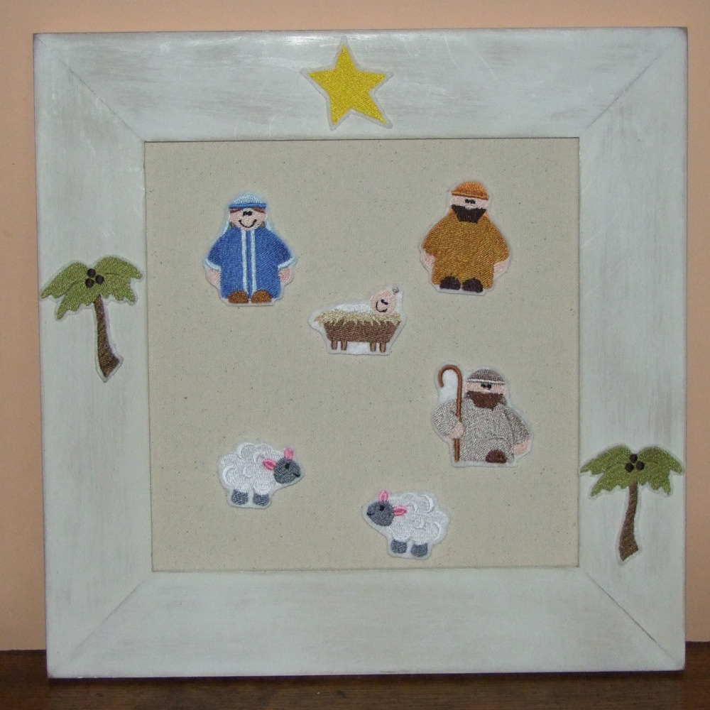 Petite crèche magnétique