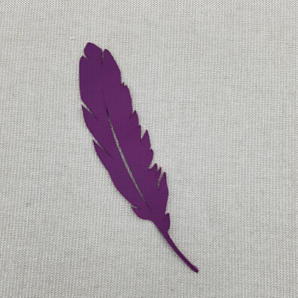 Marque-pages plume violette
