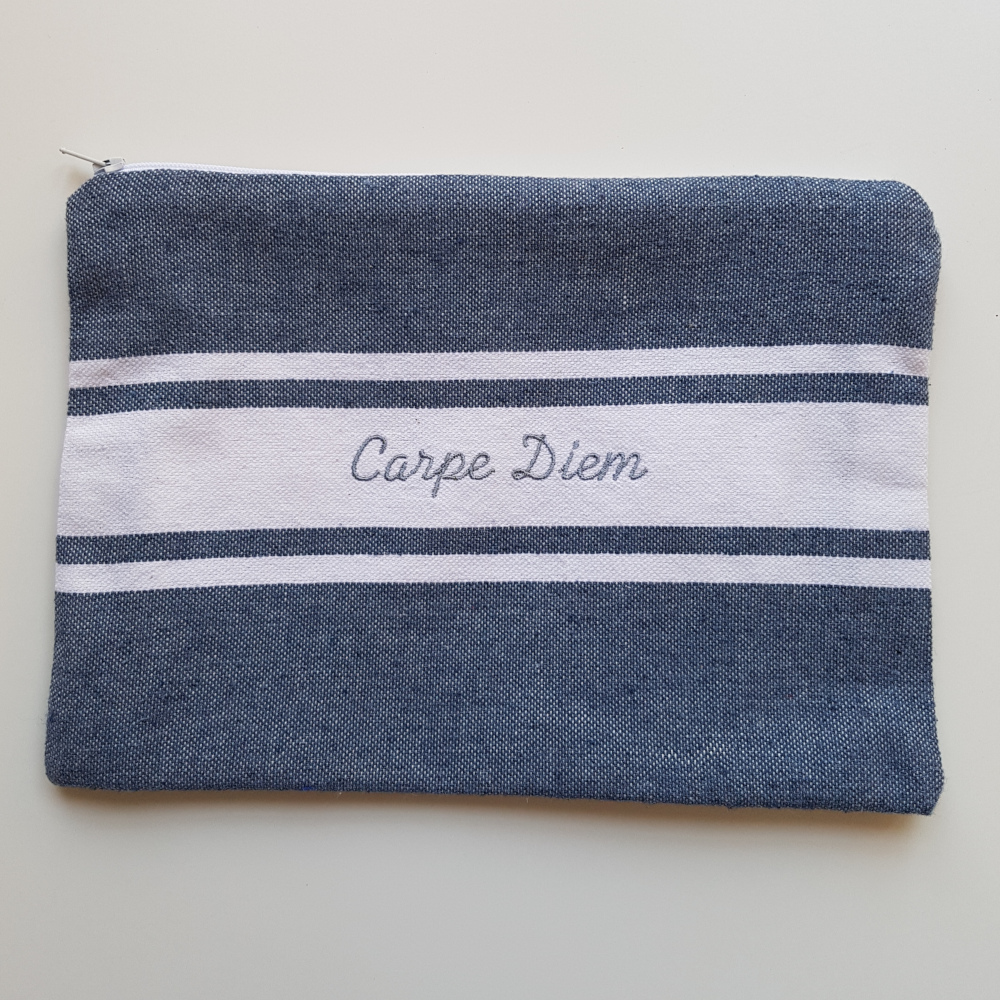 Pochette Fouta Carpe diem