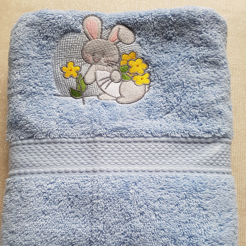 Serviette de toilette personnalisée